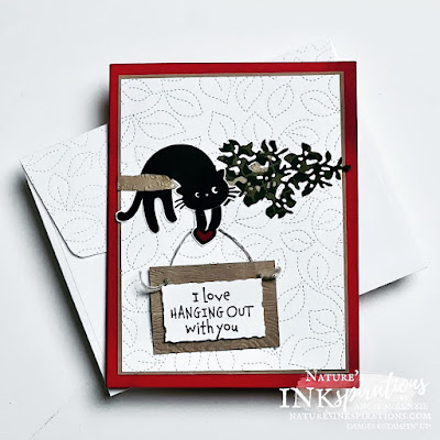 Love Cats Valentine (with envelope) | Nature's INKspirations by Angie McKenzie