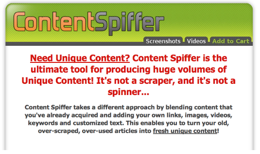 CONTENT SPIFFER Download