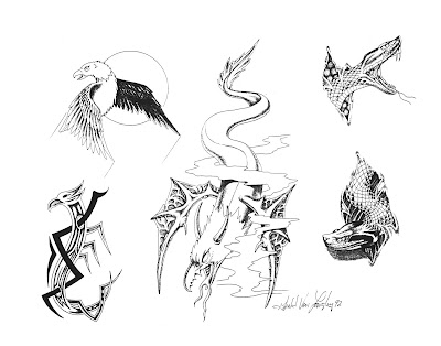 Free tattoo flash designs 50