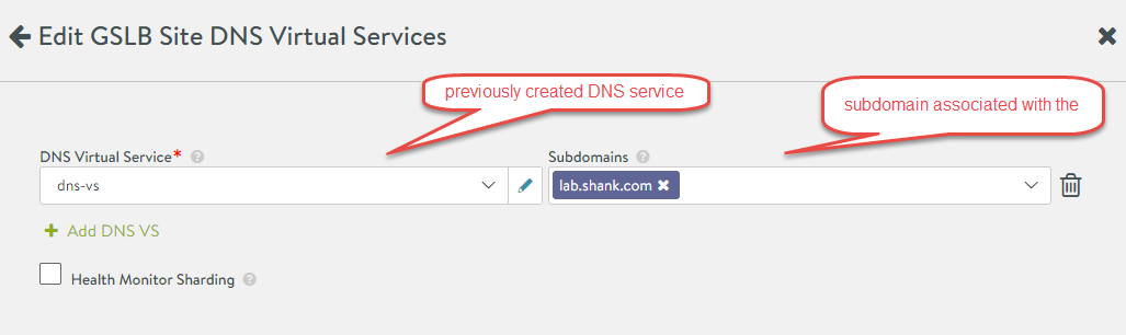 avi vantage nsx-alb vmware nsx load balancer GSL dns virtual service configuration