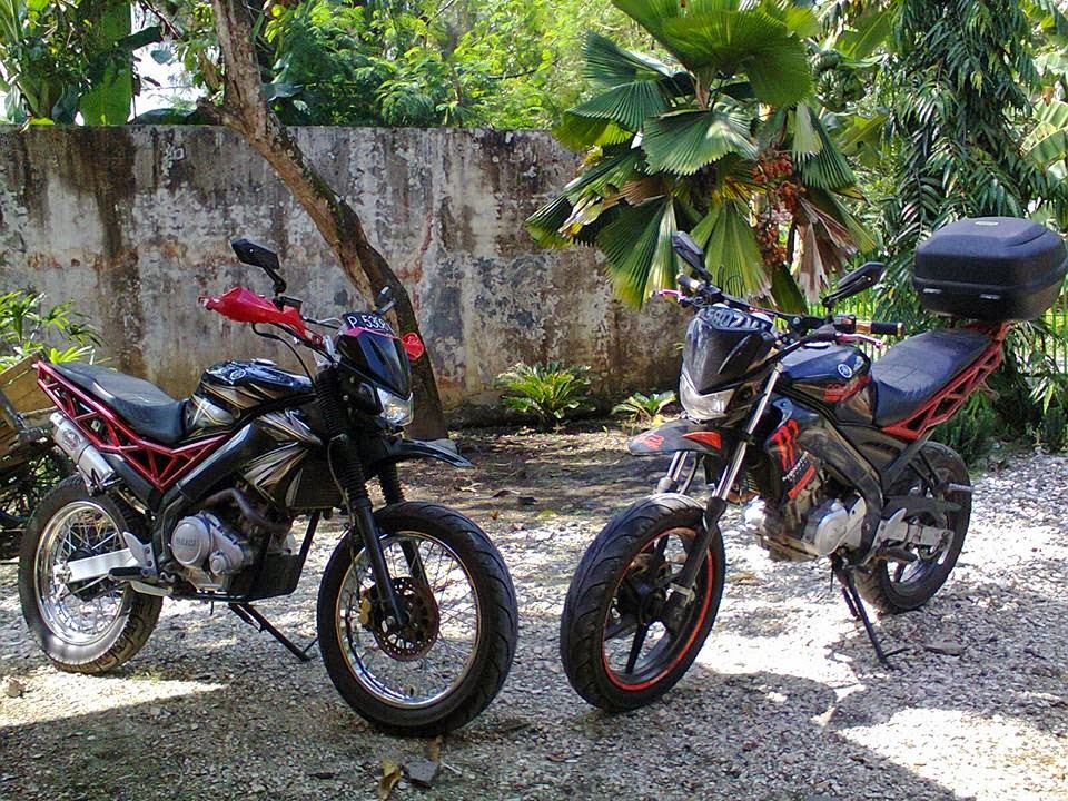 Yamaha Vixion  Jadi Semi Supermoto  Yamaha Vixion  Modification