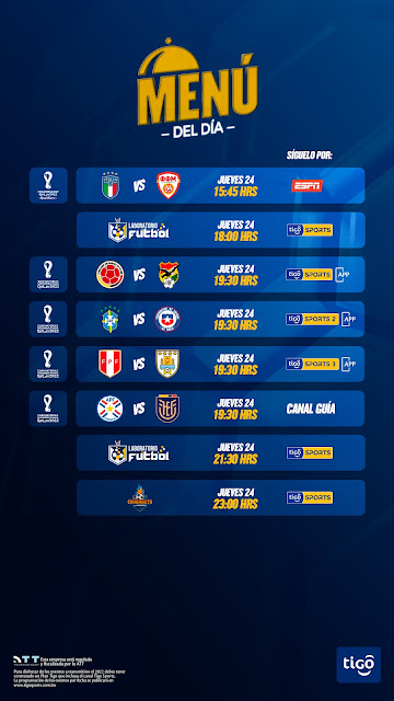 Tigo Sports Bolivia 24 de marzo