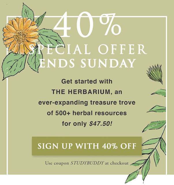 40% special offer ends today - Herbarium