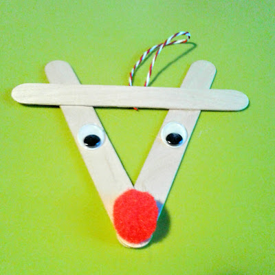 christmas craft rudolf