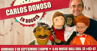 Show de Carlos Donoso en Bogotá