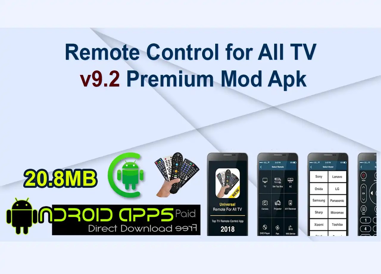 Remote Control for All TV v9.2 Premium Mod Apk