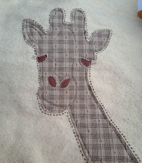 Applique Giraffe