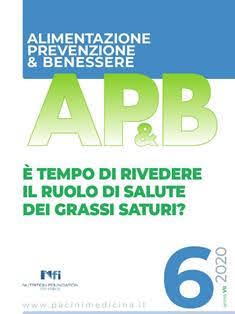 AP&B Alimentazione Prevenzione & Benessere 2020-06 - Luglio 2020 | TRUE PDF | Mensile | Professionisti | Alimentazione | Benessere | Salute
Rivista a cura di NFI Nutrition Foundation of Italy.
Il mensile AP&B Alimentazione Prevenzione & Benessere nasce come punto di riferimento per diffondere i presupposti dell’alimentazione mirata allo «star bene».
Questo significa conoscere gli effetti (individuali e integrati) che alimenti e composti bioattivi contenuti hanno sull’organismo, in modo da orientare le scelte in una prospettiva di salute.
AP&B Alimentazione Prevenzione & Benessere coniuga uno stile piano e semplice con l’accuratezza dei messaggi, il riferimento a fonti bibliografiche di valore, il contatto con esperti di rango.
AP&B Alimentazione Prevenzione & Benessere: un contributo alla sfida quotidiana per restare «in forma» sotto tutti i punti di vista.