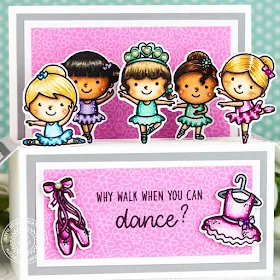 Sunny Studio Stamps: Tiny Dancers Box Card by Rachel Alvarado