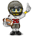 Emoticons. Football