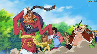 ワンピースアニメ 513話 スクラッチメン・アプー Scratchmen Apoo | ONE PIECE Episode 513