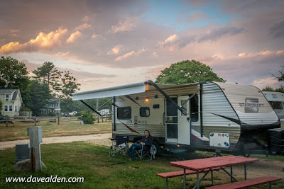 Travel Trailer Camping in Georgetown Maine