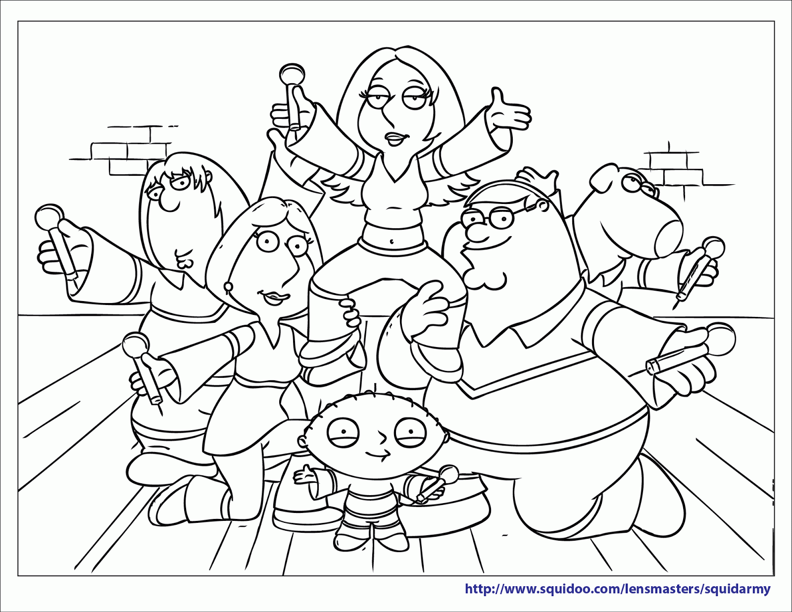 Family Guy Coloring Pages 8