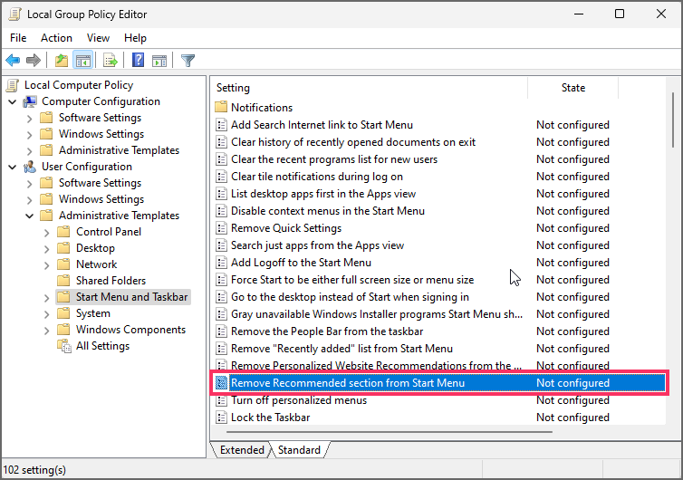 1-remove-recommended-section-start-menu-windows-11-gpedit