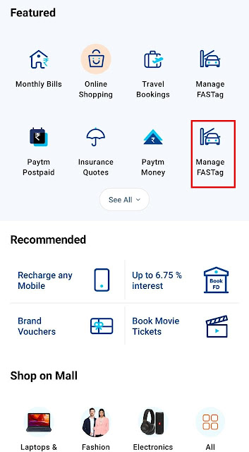 fasttag,fasttag paytm,fasttag online register