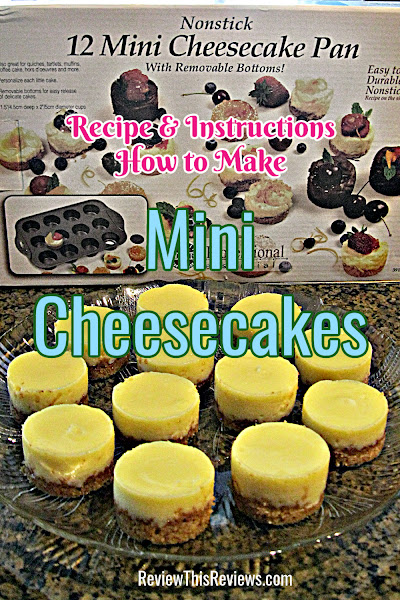 Mini Cheesecakes Recipe and Mini Cheesecake Pan