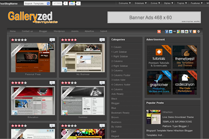 Galleryzed Blogger Template (Gratis)