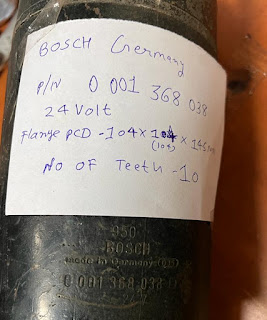 NEW 0001368038 Bosch 0 001 368 038 Bosch starter 24Volt 10 teeth for sale