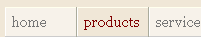 Horizontal Buttons