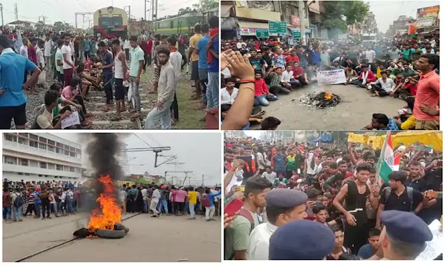 अग्निपथ योजना: देश भर में प्रदर्शन जारी, सरकार को कई चुनौतियों का सामना