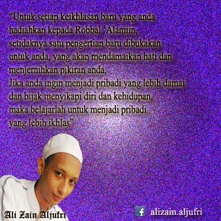 Motivasi Ali Zain Aljufri