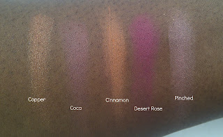 Copper, Coca, Pinched, Desert Rose, Cinnamon