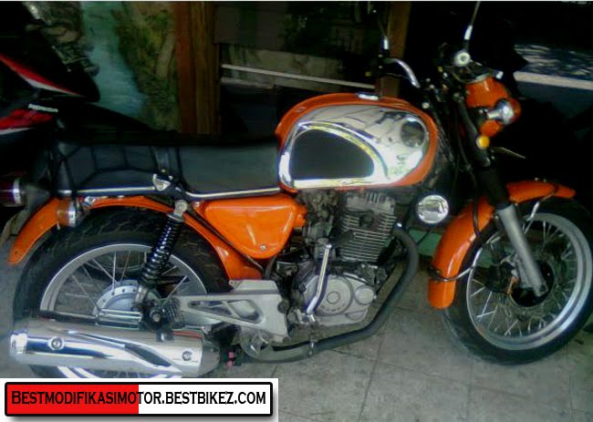 Modifikasi Honda CB Mesin Full Tiger 6 Speed  Gambar Modifikasi Motor 