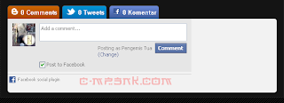Cara Membuat Kotak Komentar Facebook, Twiter Dan Blog