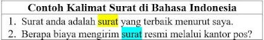 25 Contoh Kalimat dengan kata Surat di Bahasa Indonesia