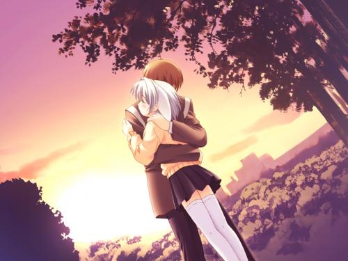 cute anime love drawings. cute anime couples in love.