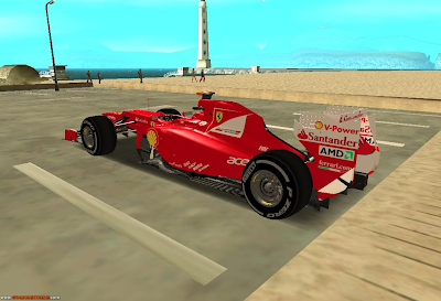 Ferrari Scudéria F2012 Para GTA San Andreas