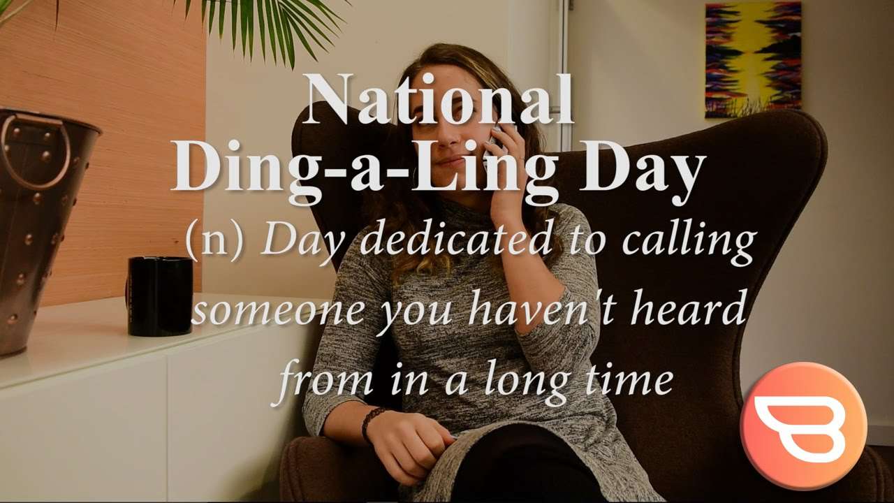 National Ding-A-Ling Day Wishes for Whatsapp