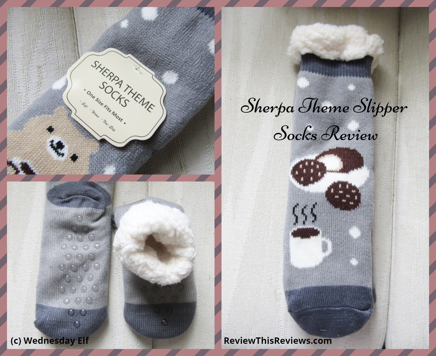 Review of Sherpa Theme Slipper Socks