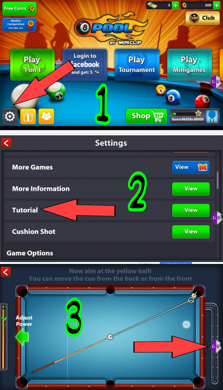 Cara Membuat Garis Panjang di Game 8 Ball Pool | Berbagi ... - 