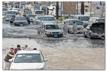Banjir di Jeddah, hujan di Mekah