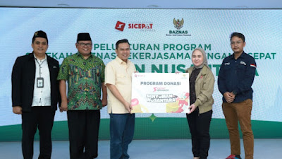 Ajak Masyarakat Berdonasi, Sicepat Ekspres Gandeng Baznas Luncurkan Fitur Poin di Sicepat Superapp