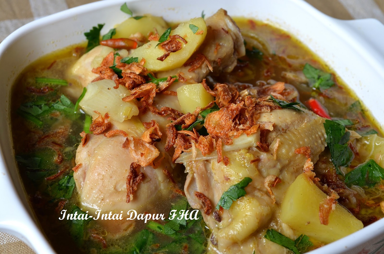 Intai-Intai Dapur FHA: SUP AYAM SPECIAL