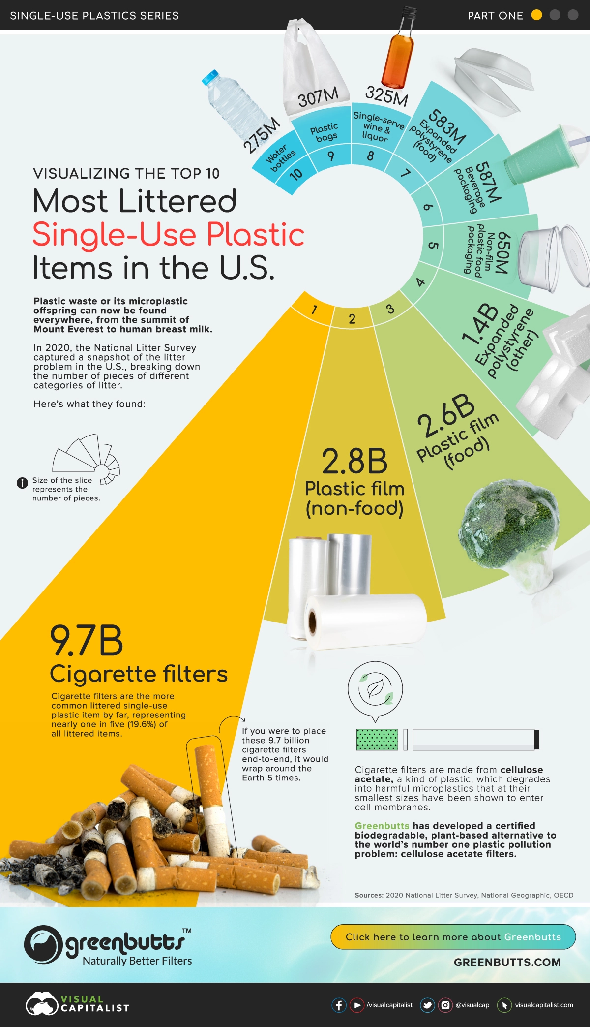 The Top 10 Most Littered Plastic Items in the United States