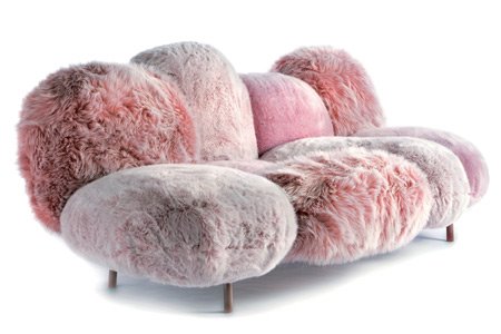 Fuzzy sofa