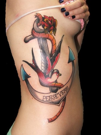 anchor tattoos for girls