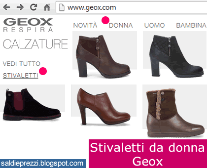 stivaletti donna geox