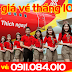 Giá vé máy bay Vietjet Air tháng 10