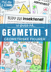 Malimo.no - Vi øver-serien: Geometri 1 - geometriske figurer. Tre viktige mengdetreningsområder i grunnleggende geometri!