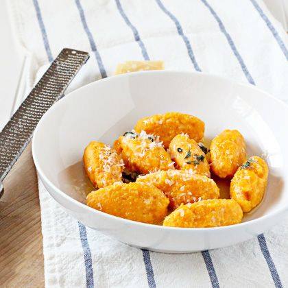 Rustic Ricotta and Carrot Gnocchi