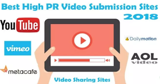 Top Video Submission Sites List 2018