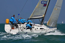 J/111 one-design sailboat- sailing Commodore's Cup