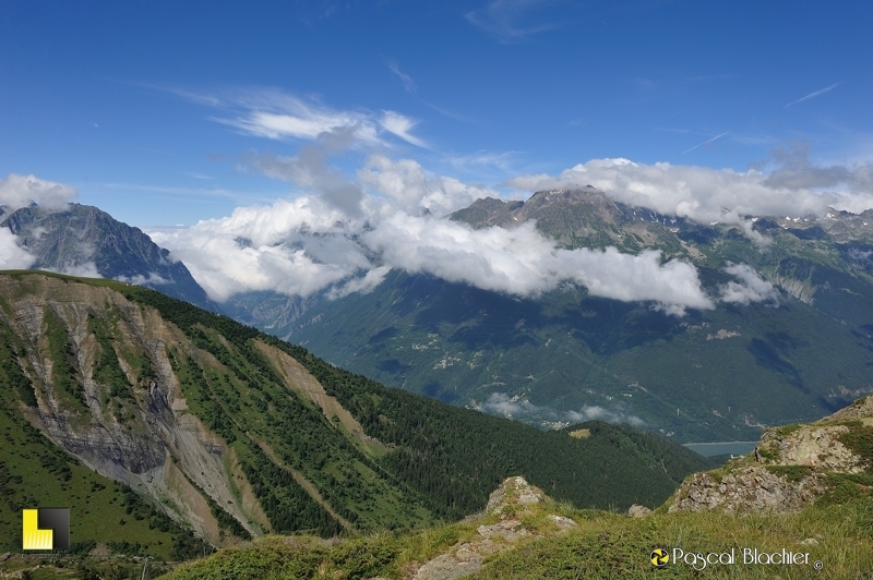 vue sur la retenue d'allemont photo pascal blachier