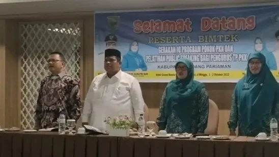 Jangkau PKK Kecamatan Nagari, TP PKK Padang Pariaman Gelar Bimtek Gerakan 10 Program Pokok PKK