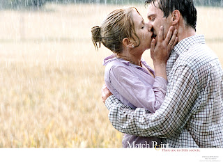 Kissing in the Field wallpaper