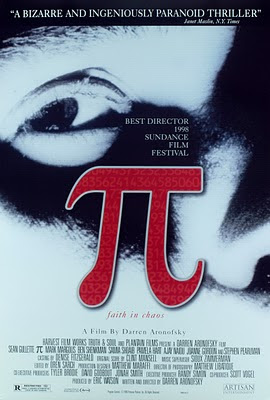 Cartel de la película Pi de Darren Aronofsky